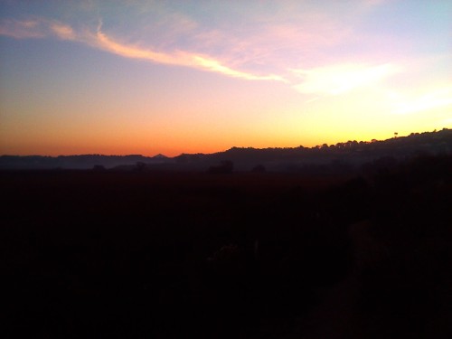 January 2014 sunrise, new year sunrise